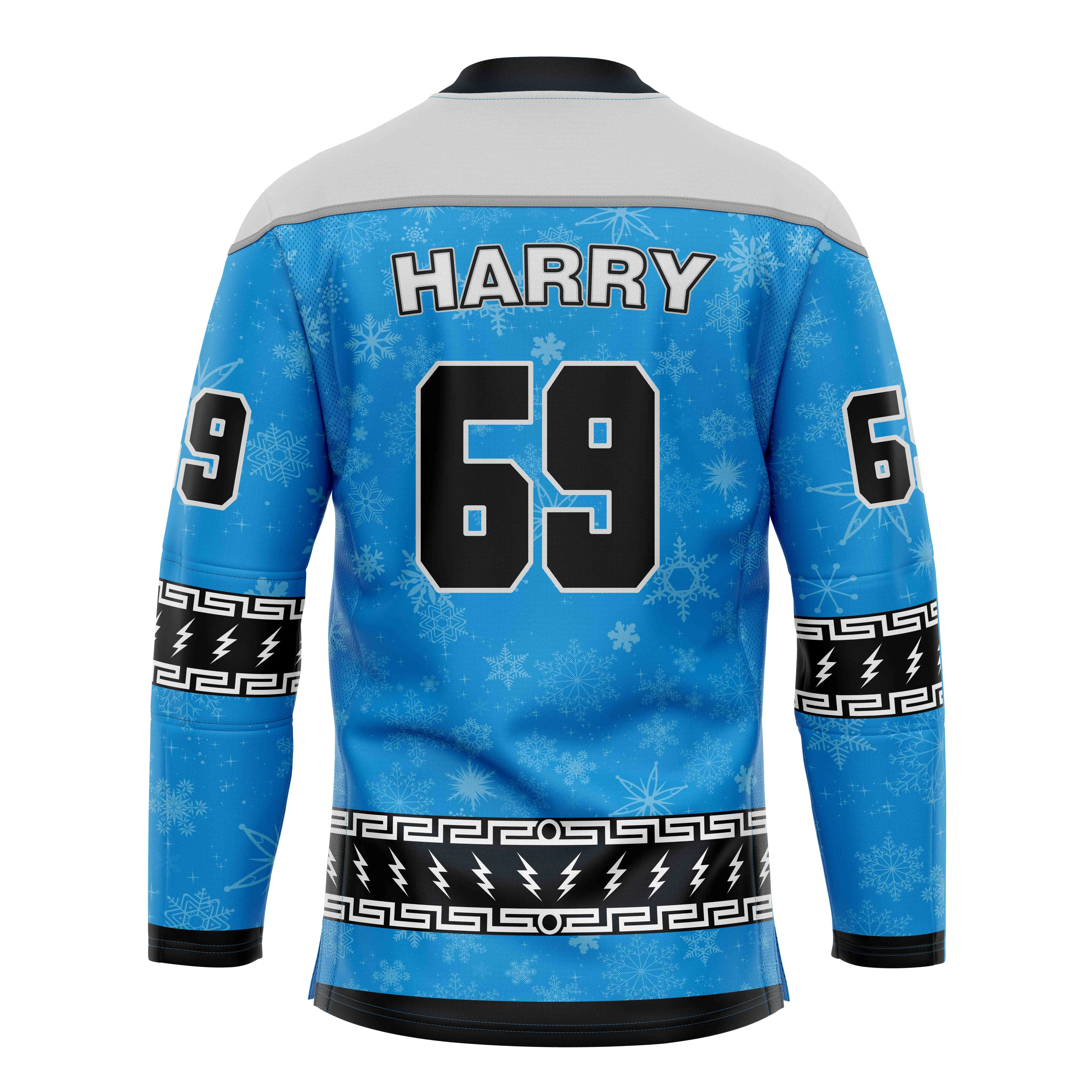 2022 New blank practice hockey jerseys from professional  manufacturers, MOQ 5pcs Plain ice hockey shirts with UK size