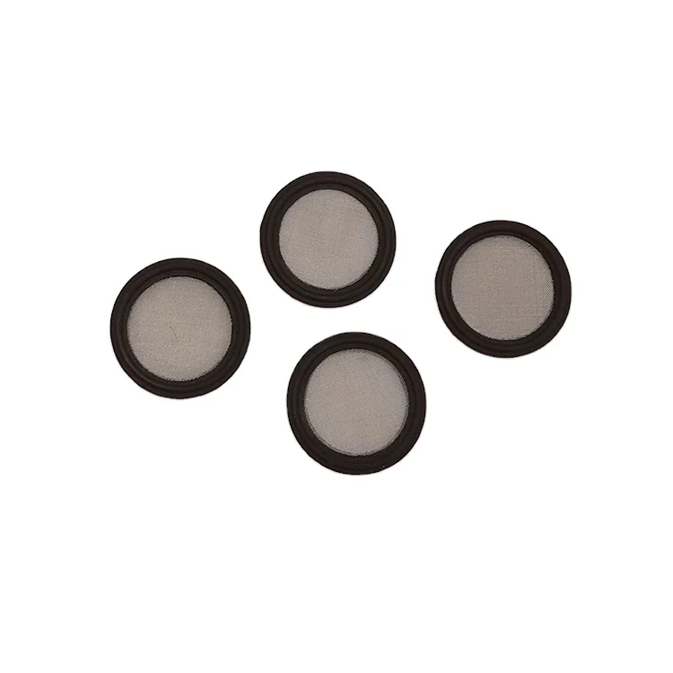  Food Grade Washer With Mesh Tri Clamp Silicone Rubber Gasket
