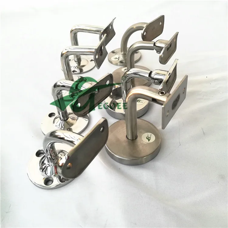 304 316 Stainless Steel Railing Materials Balcony Balustrade Handrail Accessories Fitting Bracket Holder For Stair Decoration