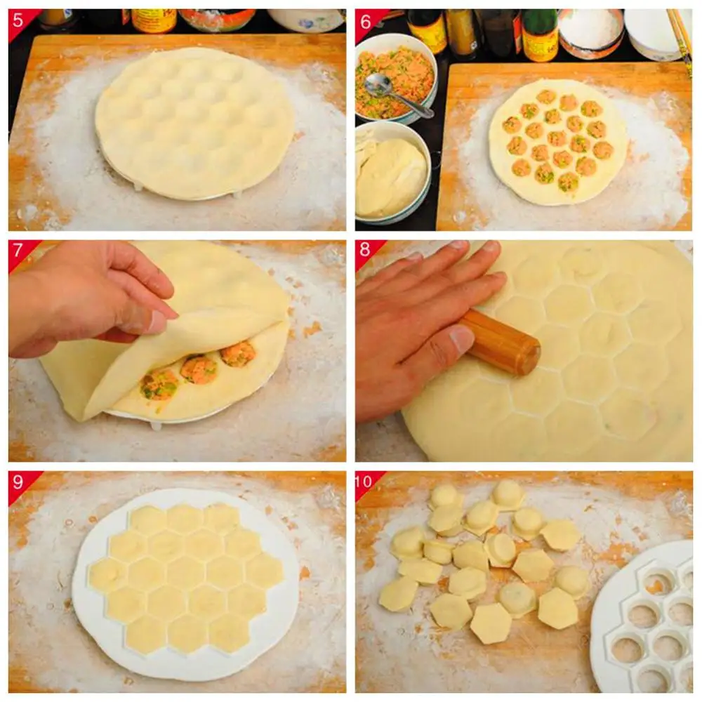 Клецки создатель прессформы для кухни машина прессовки теста равиоли DIY 19 отверстия клецки