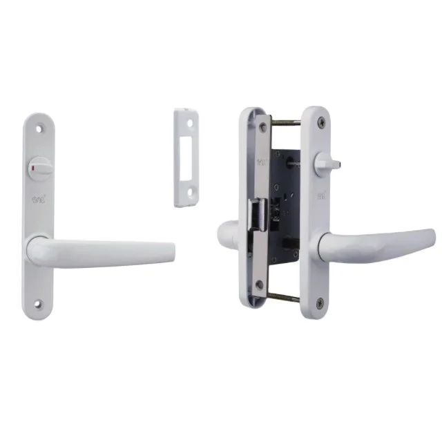 Bathroom Door Handle lock set for upvc profile