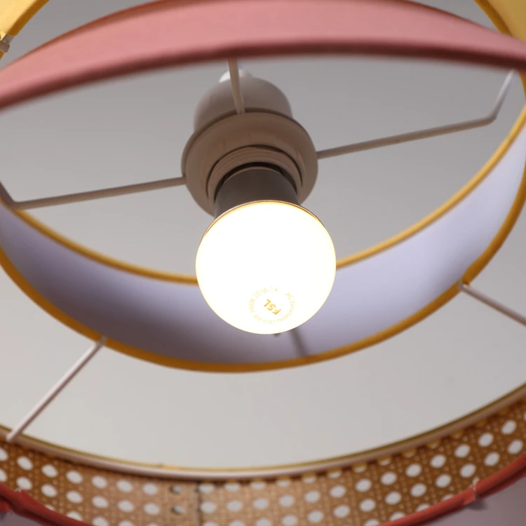 High quality custom ceiling lamps blue cheap hotel living room hanging lights modern for home decor