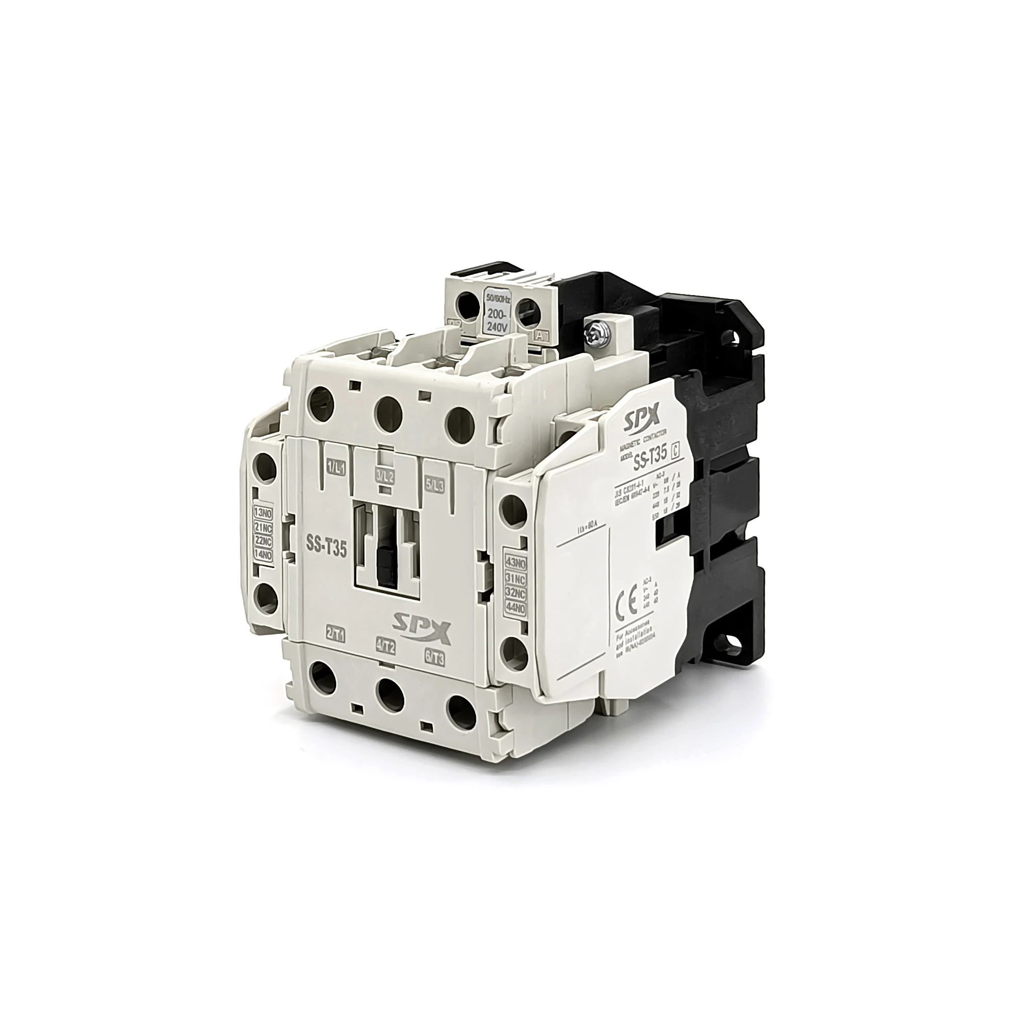 SPX SS-T10 переменного тока 3P Промышленная мощность переменного тока магнитный контактор 10А 220