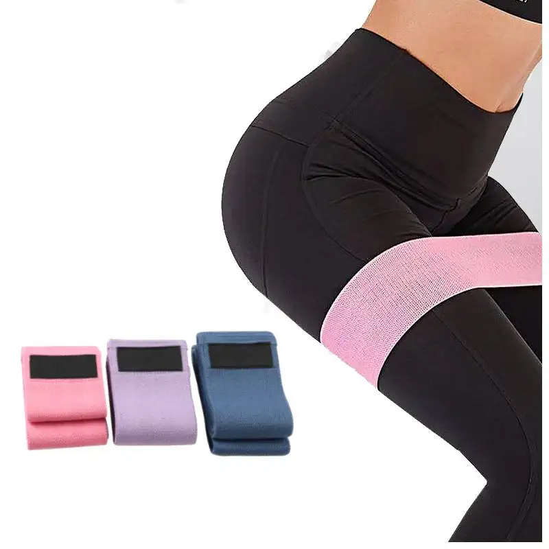 Paidu Manufacturer Factory Fitness Fabric Resistance Bands Gym Hip Band Exercise booty loop bands custom logo
