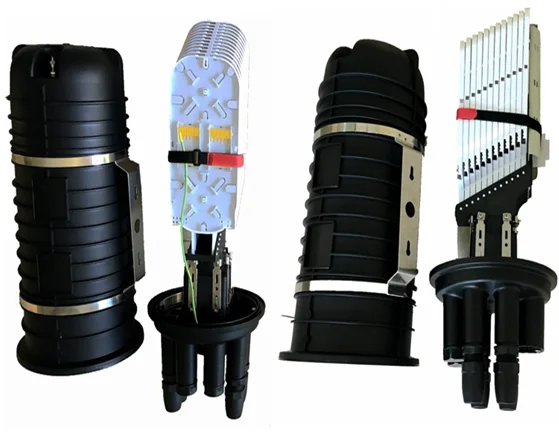 288 cores Dome type mechnical sealing fiber splice closure with 1+6 ports