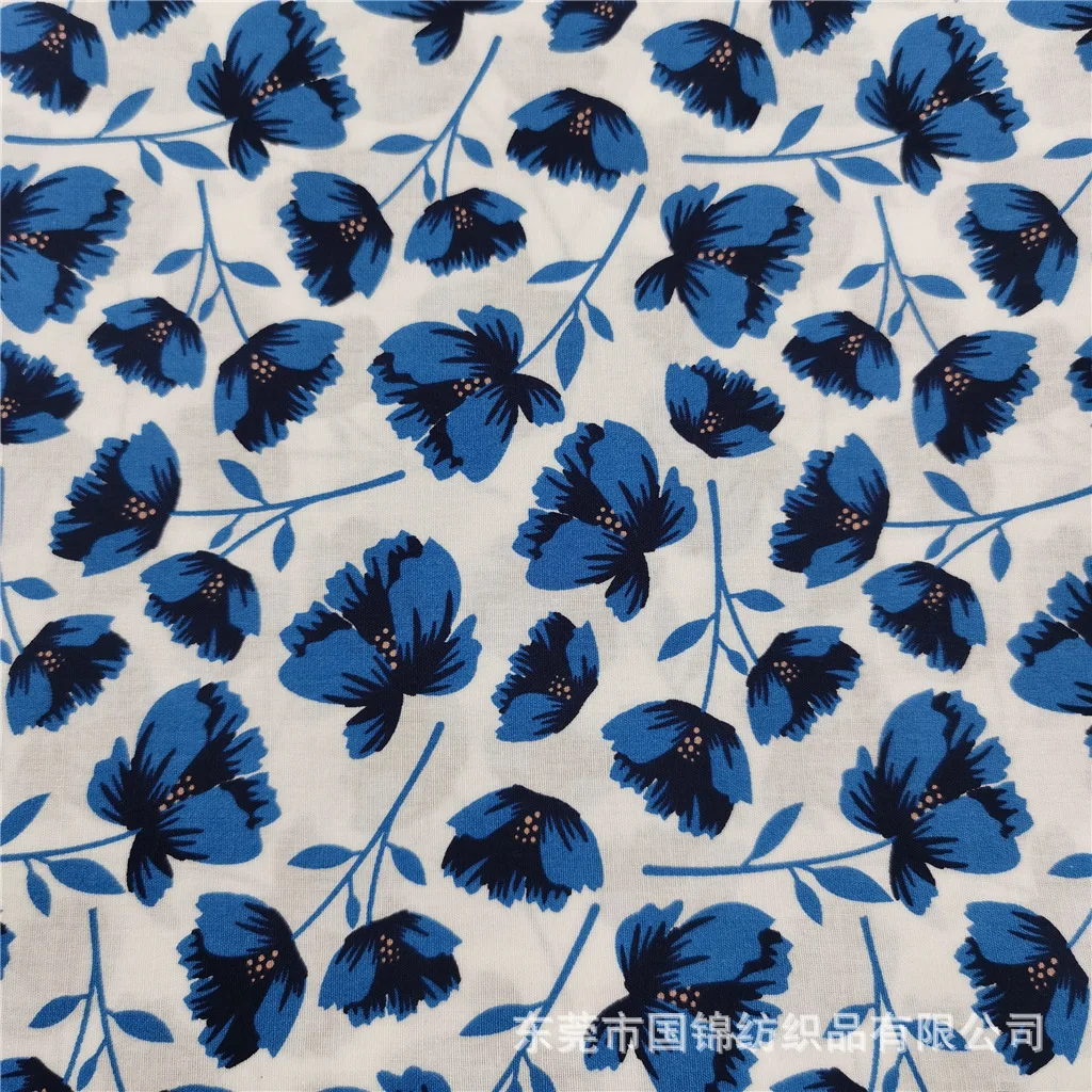 Wholesale Stock 40S 133*72 100% Cotton Poplin Fabric Printed Cotton Fabric for Children Dress/Clothing