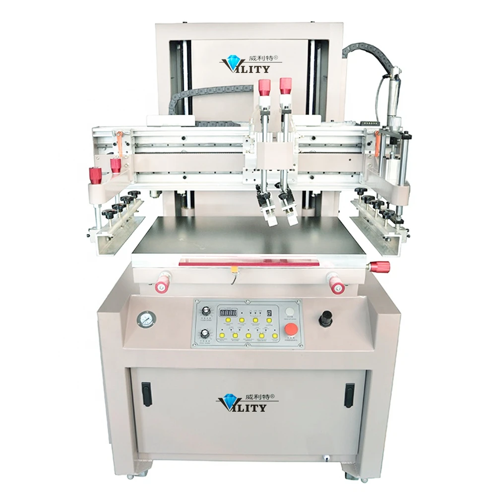 China A4 Size Semi-auto PCB/PET/PC Screen Printing Machine With Camera Registration For Sale