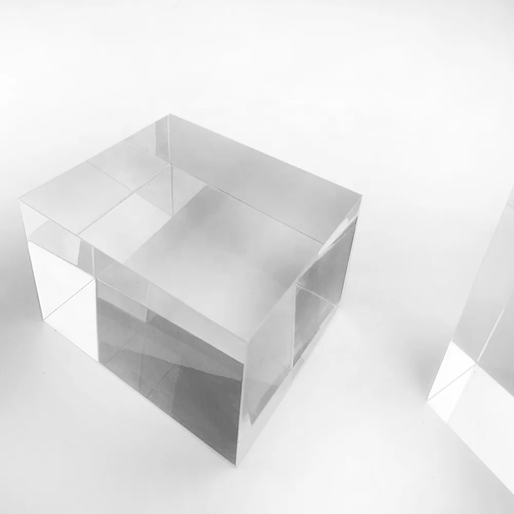 Wholesale Custom Transparent Crysta Acrylic Block Clear Acrylic Cube Block