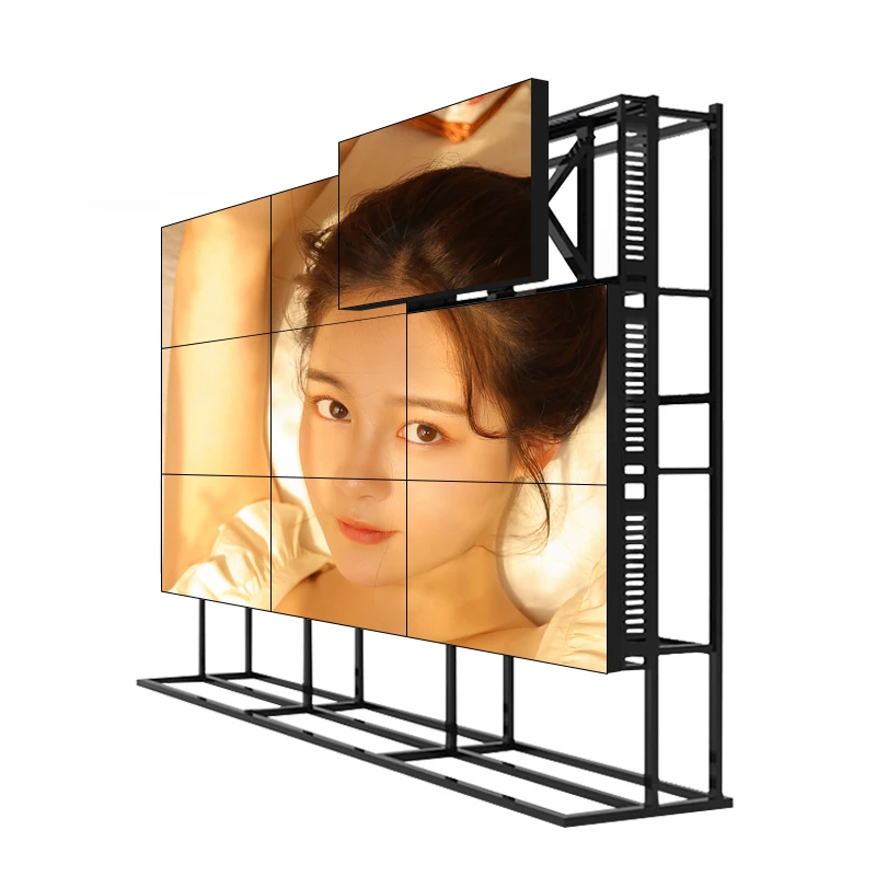 Videowall 46 49 55 65 Inch 0.88mm 1.8mm 3.5mm Bezel Splicing Screen Indoor Display LCD Video Wall