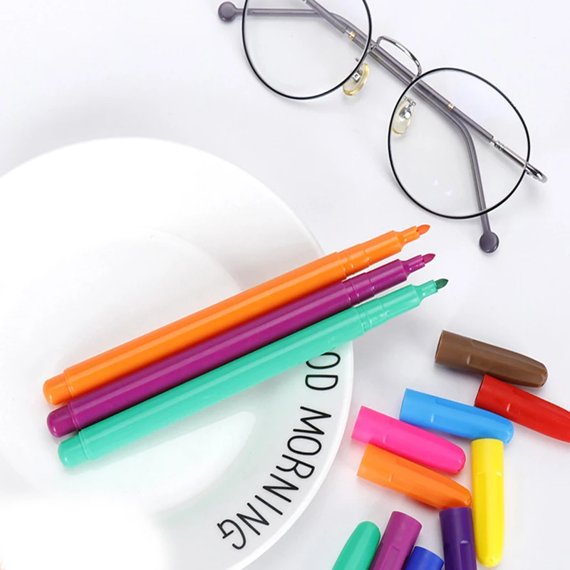 School and Office Markers Cheap Price High Quality Waterproof Fine Tips Permanent Markers