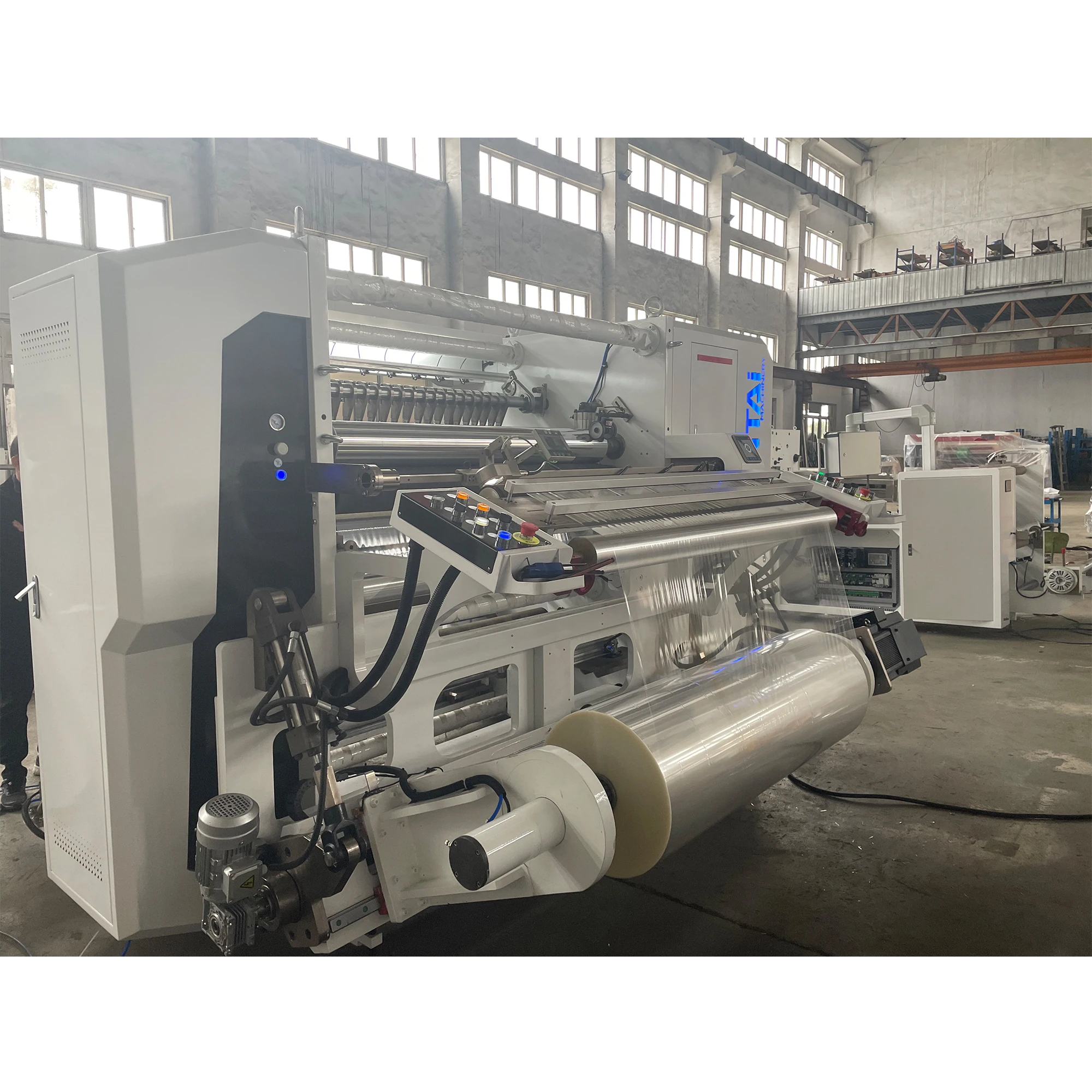 Optical Film Film Slitting Machine Slitting Rewinder Slitting Rewinding with High Speed 600m/min Production Capacity ZTM-C
