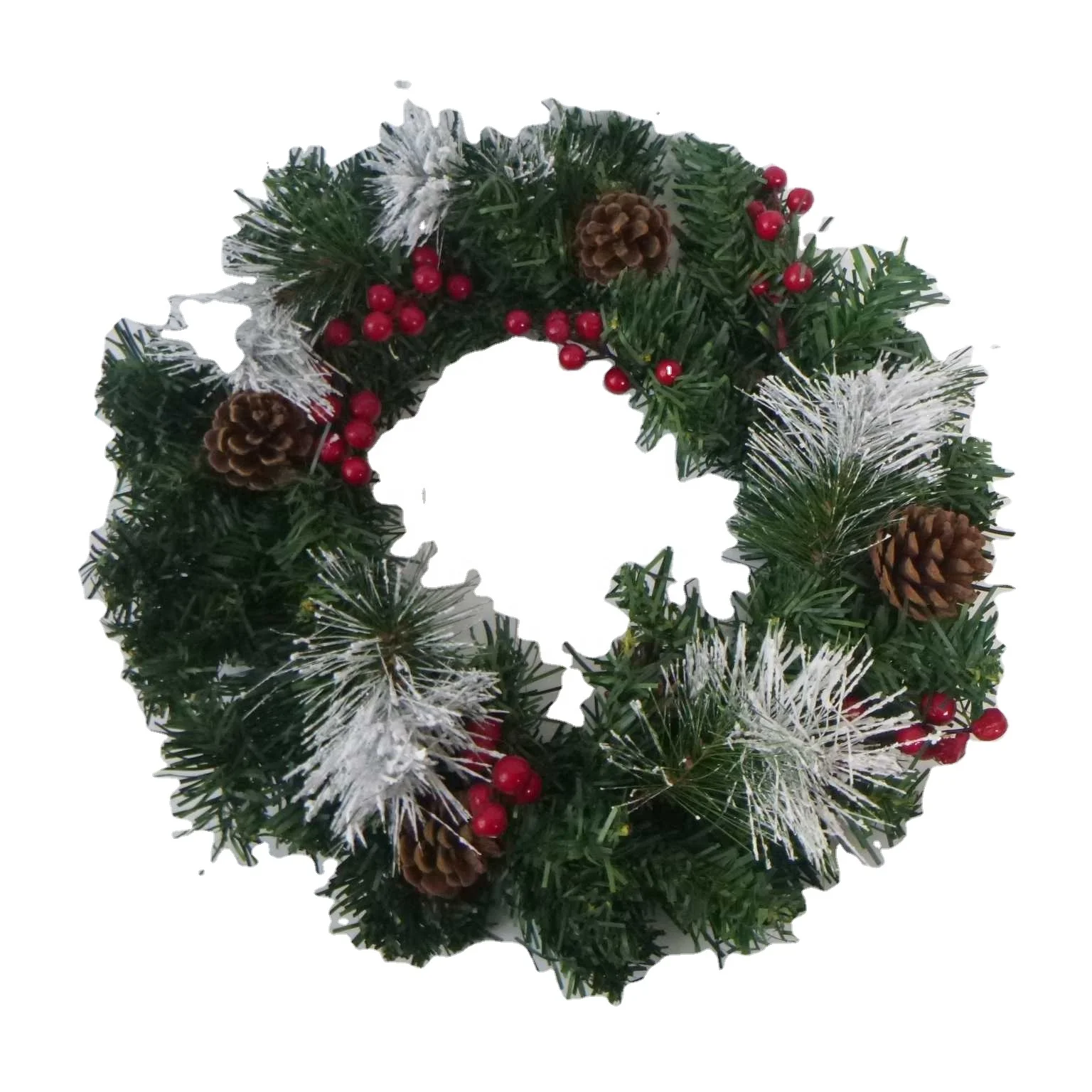 Hot Sale PVC Artificial Christmas Garland for Party Holiday