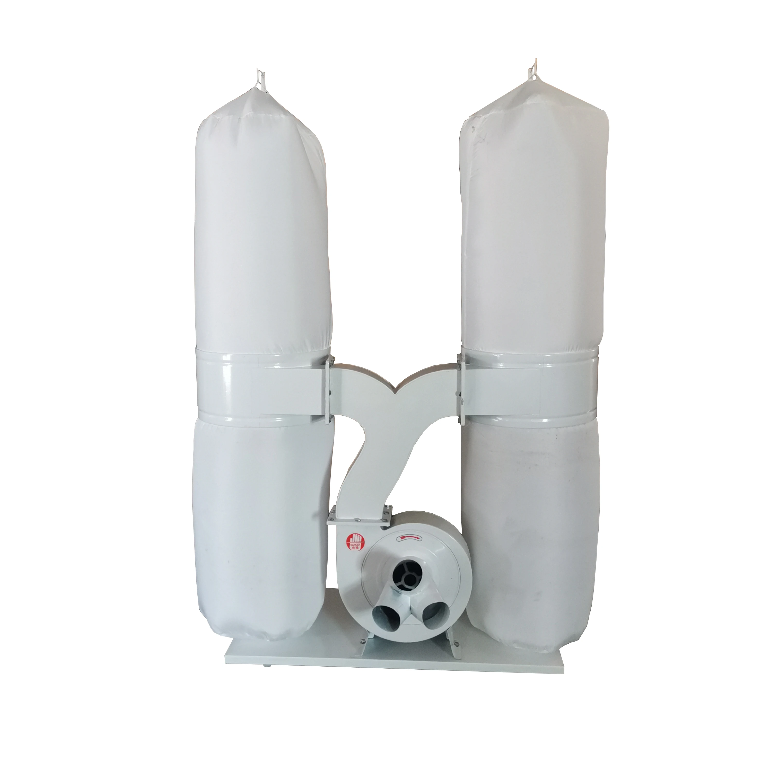 Two Bags industrial bag filter Dust Collector For Woodworking Workshop