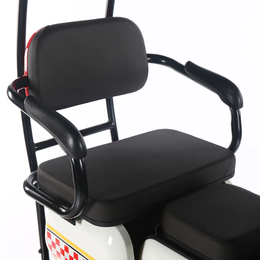 2024 New Electric Pedicab Tricycle Electric Bike 500W Long Range 3 Wheel Electric Scooter For Sale