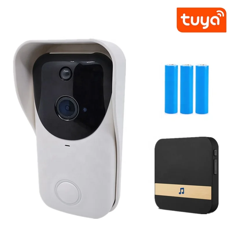 Tuya Smart Doorbell Camera Wifi Wireless Call Intercom Video-Eye For Apartments Door Bell Ring For Phone Home Security Camera