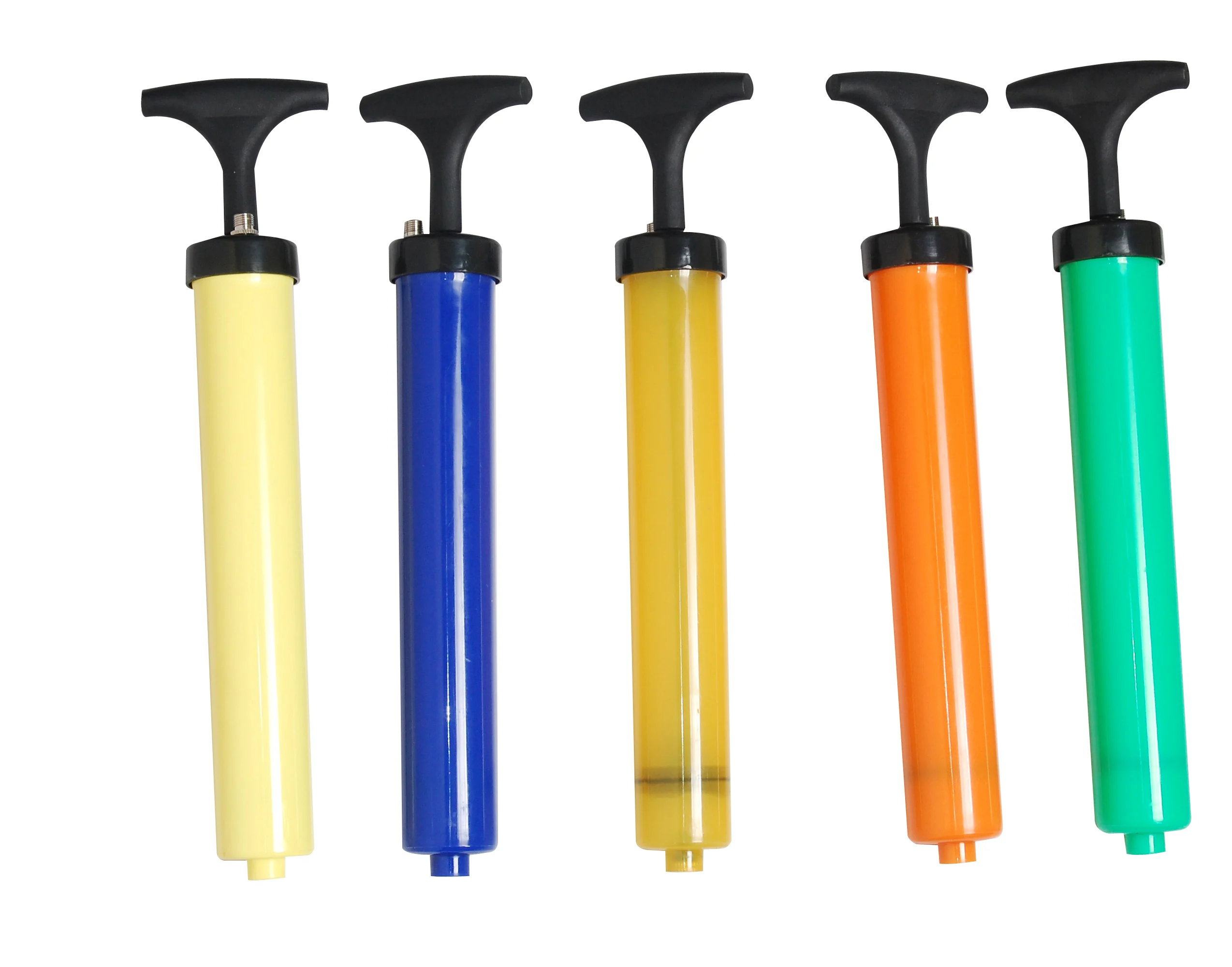 Best sell Double action ball pump with plastic ball needle dual action ball pump