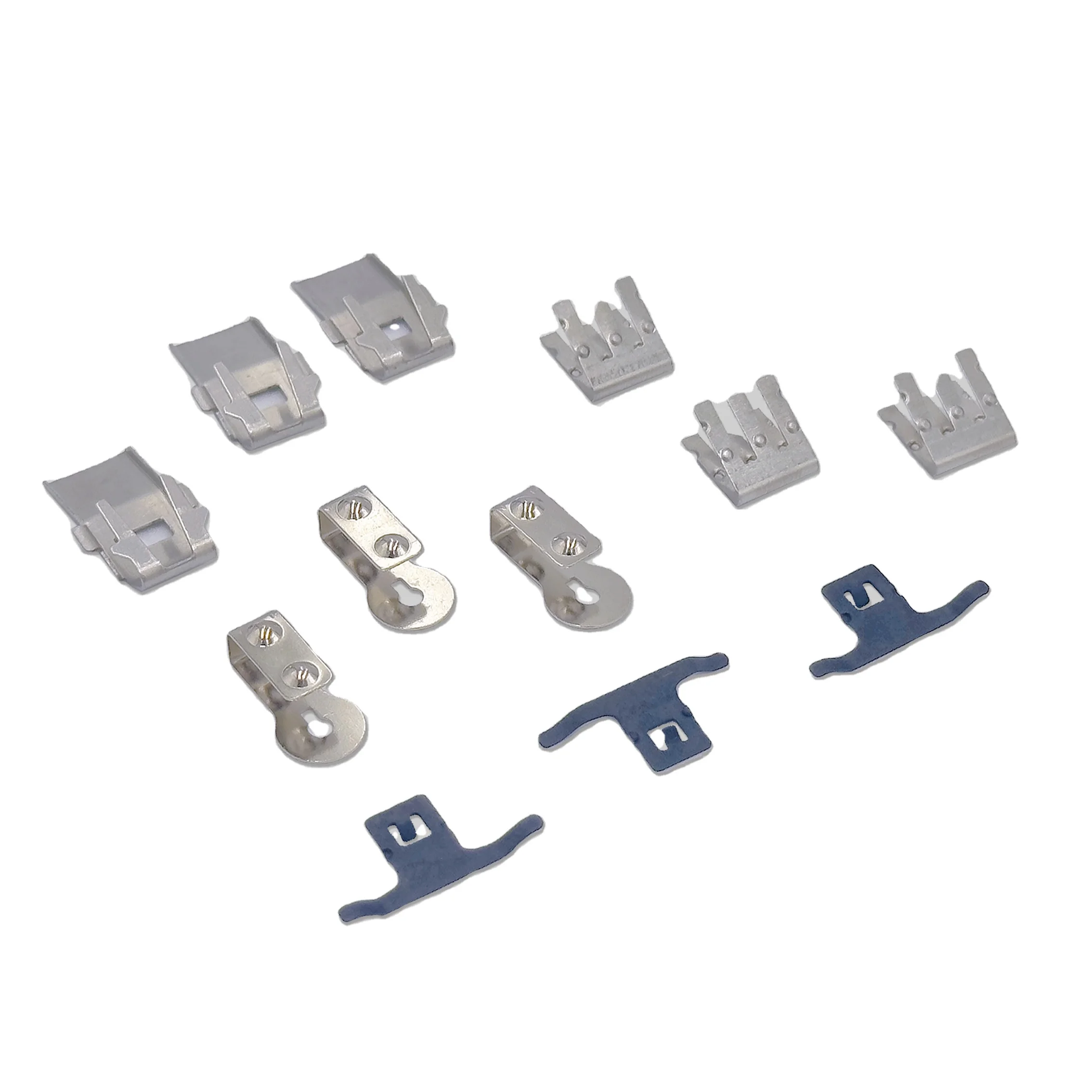 Factory Metal Phosphor Bronze Stainless Steel Battery Contact Shrapnel Spring Battery Terminal Stamping Parts