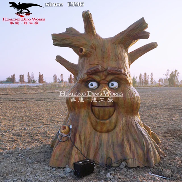 Amusement Park Custom Attraction Cartoon Artificial Talking Tree