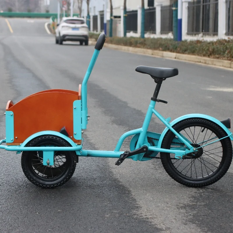 high quality children three wheel tricycle taking pets out door cargo bike  child cargo bike kid tricycle for sale