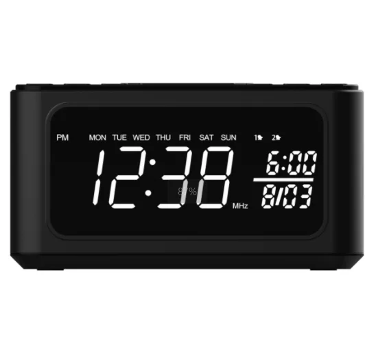 Bluetooth Speaker wireless charging clock kts 1762 ic chip for desk 271 bass new battery wholesale portable multifunctional