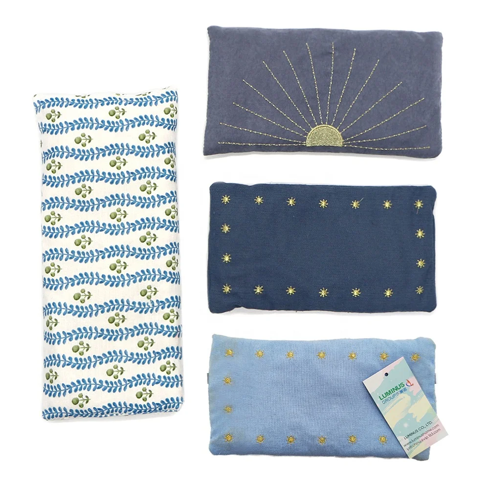 Custom Cotton Microwave Hot Cold Pad Bag Heating Pad for Pain Anxiety Relief
