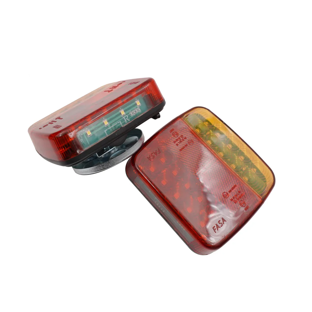 YIAALUX 20LED беспроводной круглый Угловой квадратный красный и желтый задний фонарь для грузовика или
