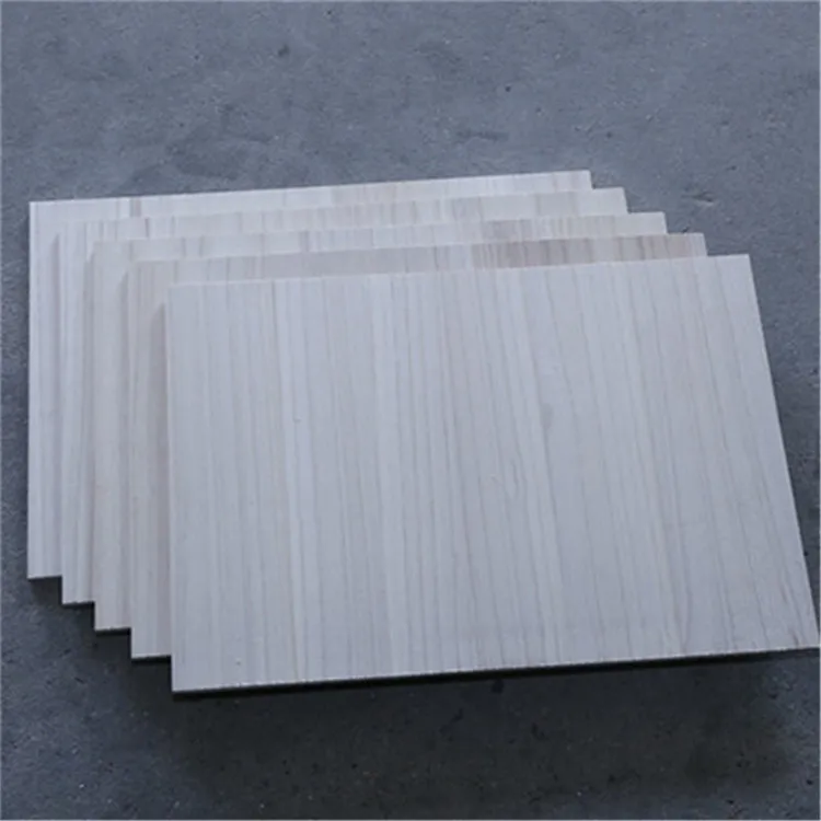 good price china paulownia wood timber supplier 9Mm Paulownia Joint Board Breaking Taekwondo Wood Board