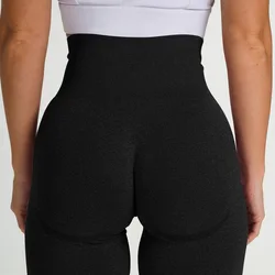 Women Outdoor Fitness Leggings Yoga Pants High Waist Elastic Compression Seamless Nvgtn Contour Leggings