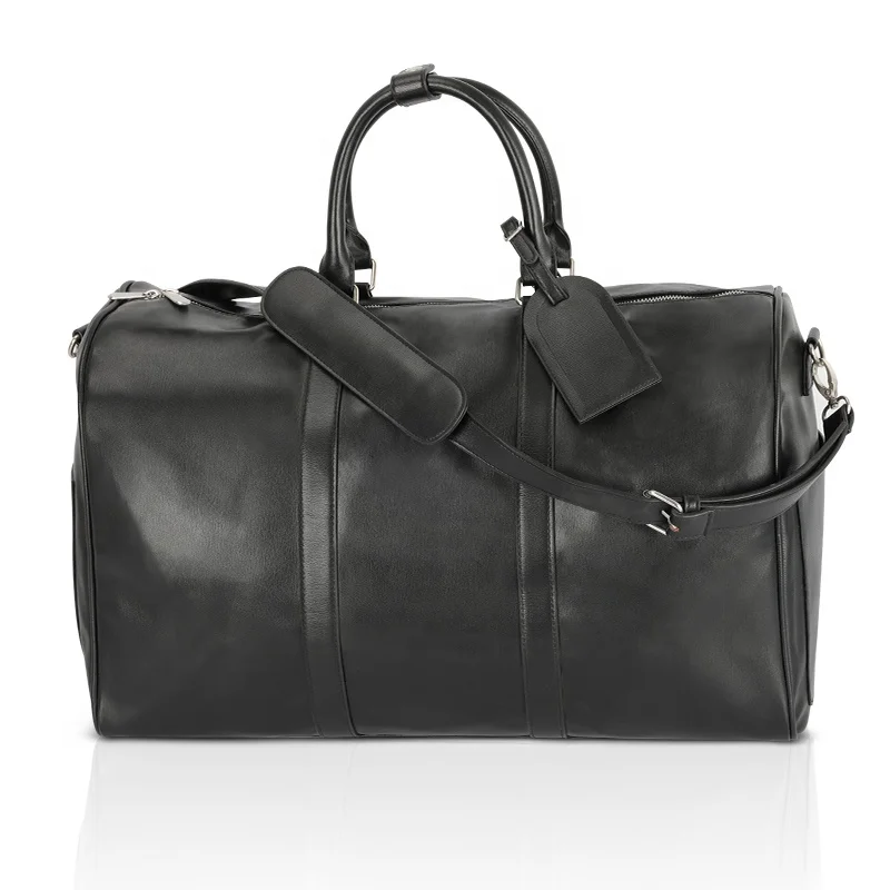 Высококачественная роскошная сумка-тоут из искусственной кожи для выходных мужская кожаная дорожная сумка