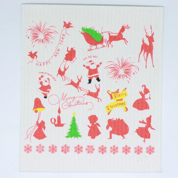 High absorbent 70% cellulose sponge cotton cloth household products with degradable ability