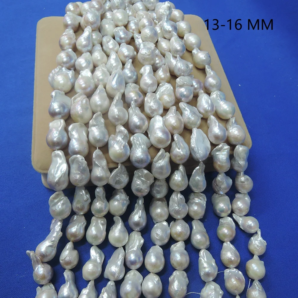 DIY pearl beads,100% Nature freshwater loose pearl with baroque shape, BIGGEST BAROQUE shape pearl .11-22 mm,nice nature color