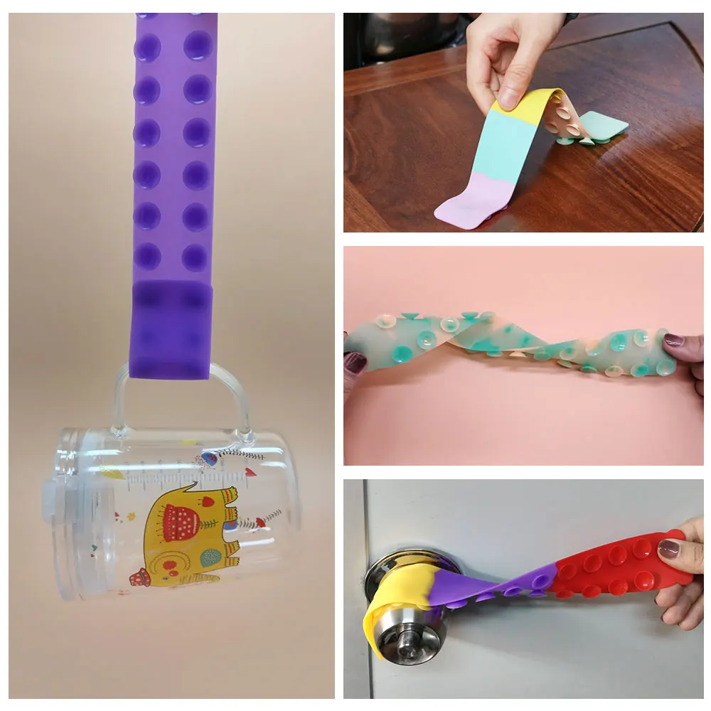 Fidget Toy Adult Antistress Squidopop Toys Kids Squeeze Silicone Sheet Bubble Sensory Relieve Autism Suction Cup