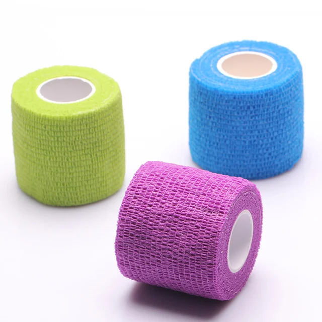 Medical Wholesale Bulk Colored Self-Adhesive Elastic Plaster Elastic High Cotton Cohesive Bandage