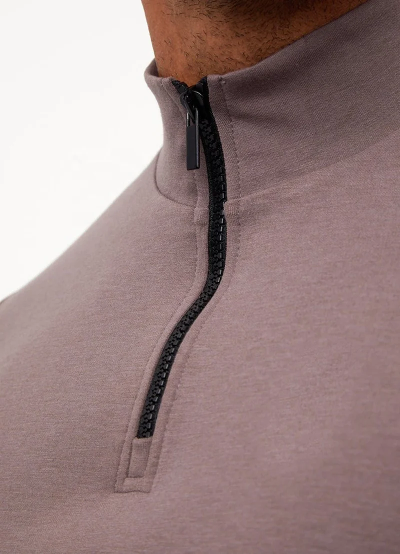 VIM Custom Performance Men Jumpers Work Leisure Top Long Sleeve 1/4 Zip Pullover Quarter Half Zip Sweatshirts