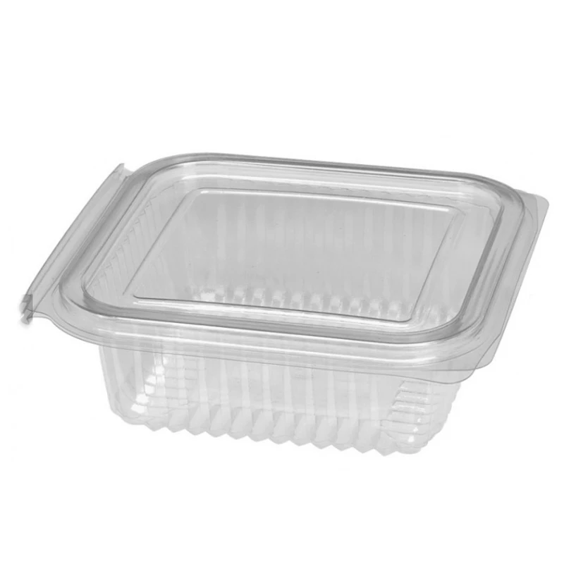 Disposable eco-friendly PET plastic fruit container fruit plastic box with lid