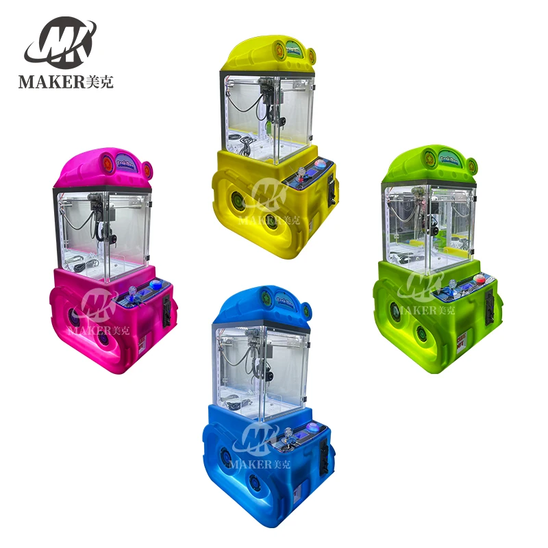 MAKER Mini Doll Kids Small Doll Claw Machine Coin Operated Maquina De Peluches Crane Claw Machine Mini Claw Machine
