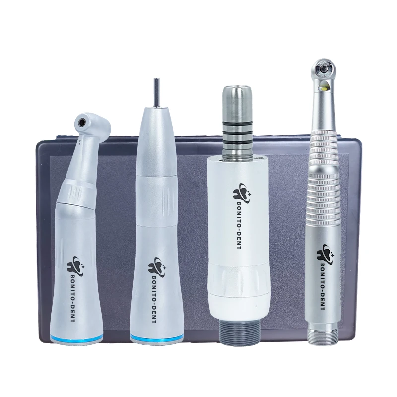 Dental LED lamp Electric High Speed Turbine and low speed Handpiece sets Dental Surgery Handpiece Set