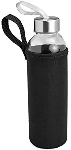 Amazon top seller bottle water glass borosilicate sports tumbler drinking glass bottle for juice