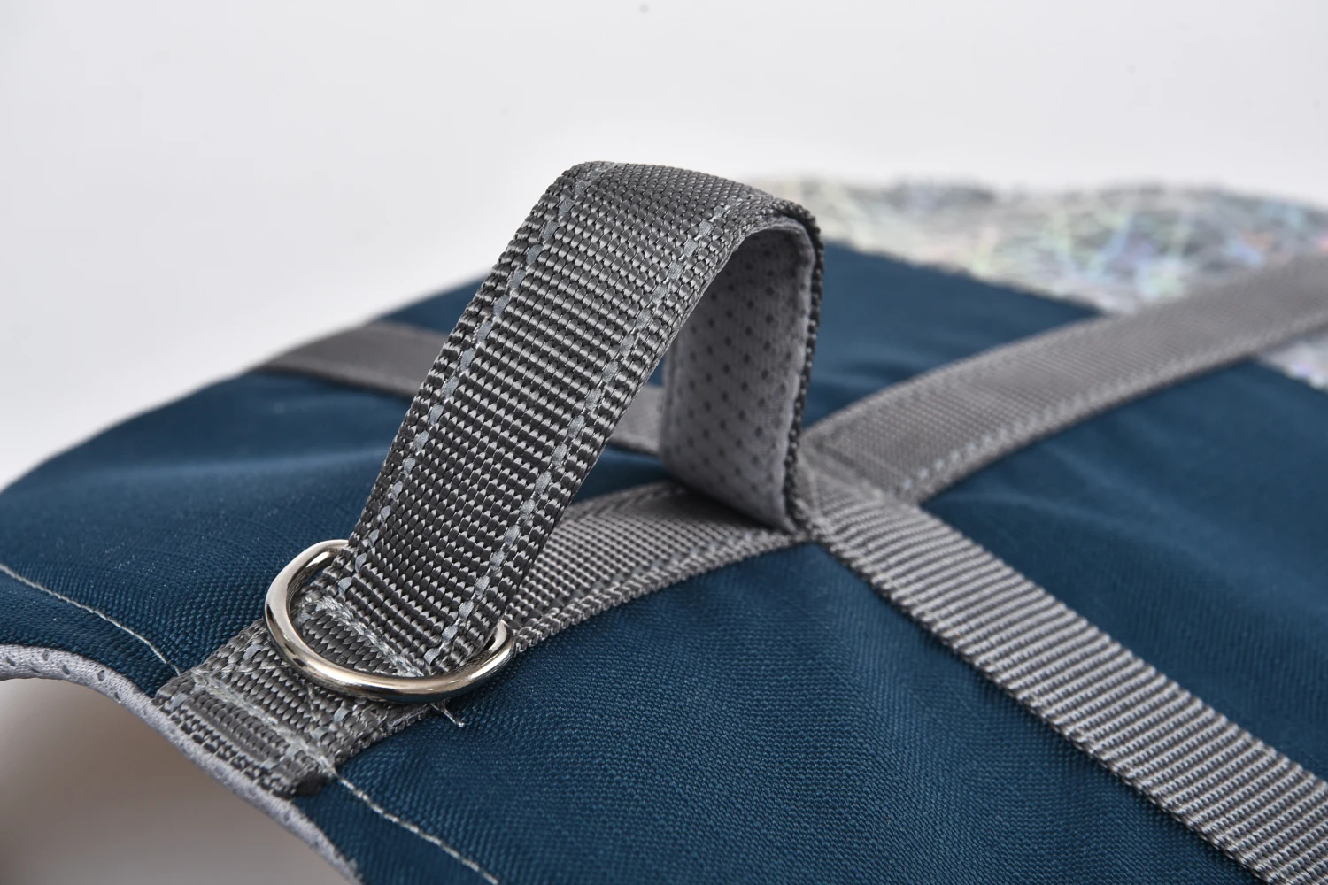 Waterproof Pet Swimming Jacket Reflective Adjustable Dog Harness With Grab Handle