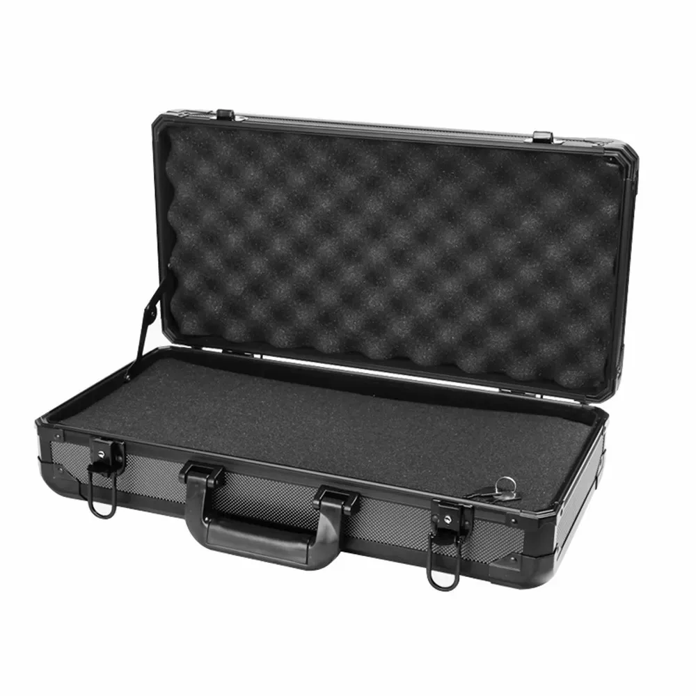 China products BUSINESS SUITCASE Black custom  aluminum Attach alloy Case frame large alloy notebook  with key  code lock