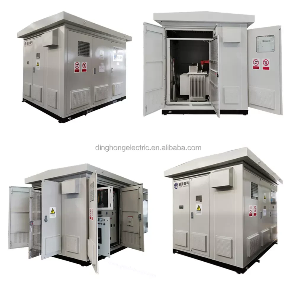 11kv 33kv 66kv 132kv mobile substation with copper winding oil transformer SF6 switch gear