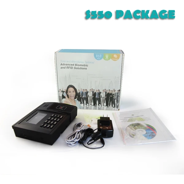 Wireless WIFI 3 inch Punch Card RFID Card Reader Time and Attendance Machine with TCP/IP and USB Port