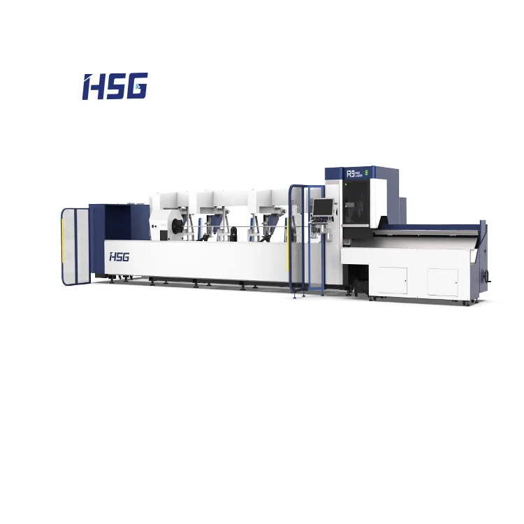  HSG 2021 новый дизайн Профессиональный резак для труб с двумя патронами машина лазерной резки 1000 Вт 1500 2