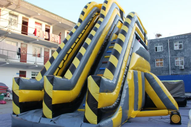 
inflatable freefall Inflatable Cliff Jump with air bag jump off game for kids sport 