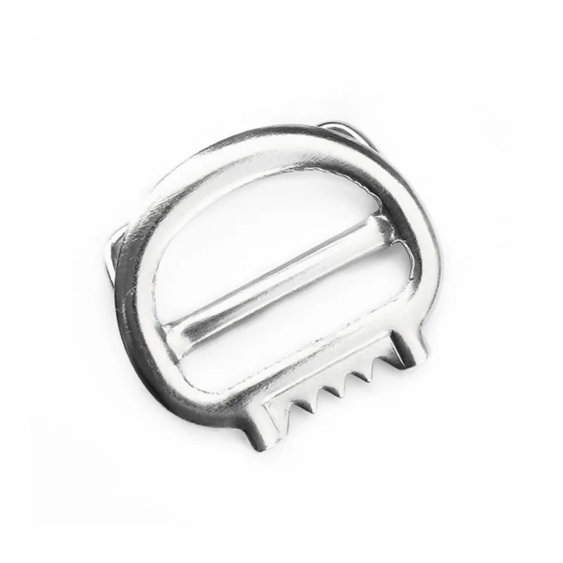 Hot Selling Double D Ring Belt Buckles Canvas Belt With D Ring Buckle Tri-Glide Slider Adjustable Buckle