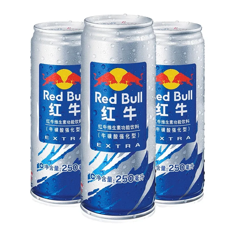 Wholesale 250ml 24cans blue packing redbul factory price taurine original beverages energy drink