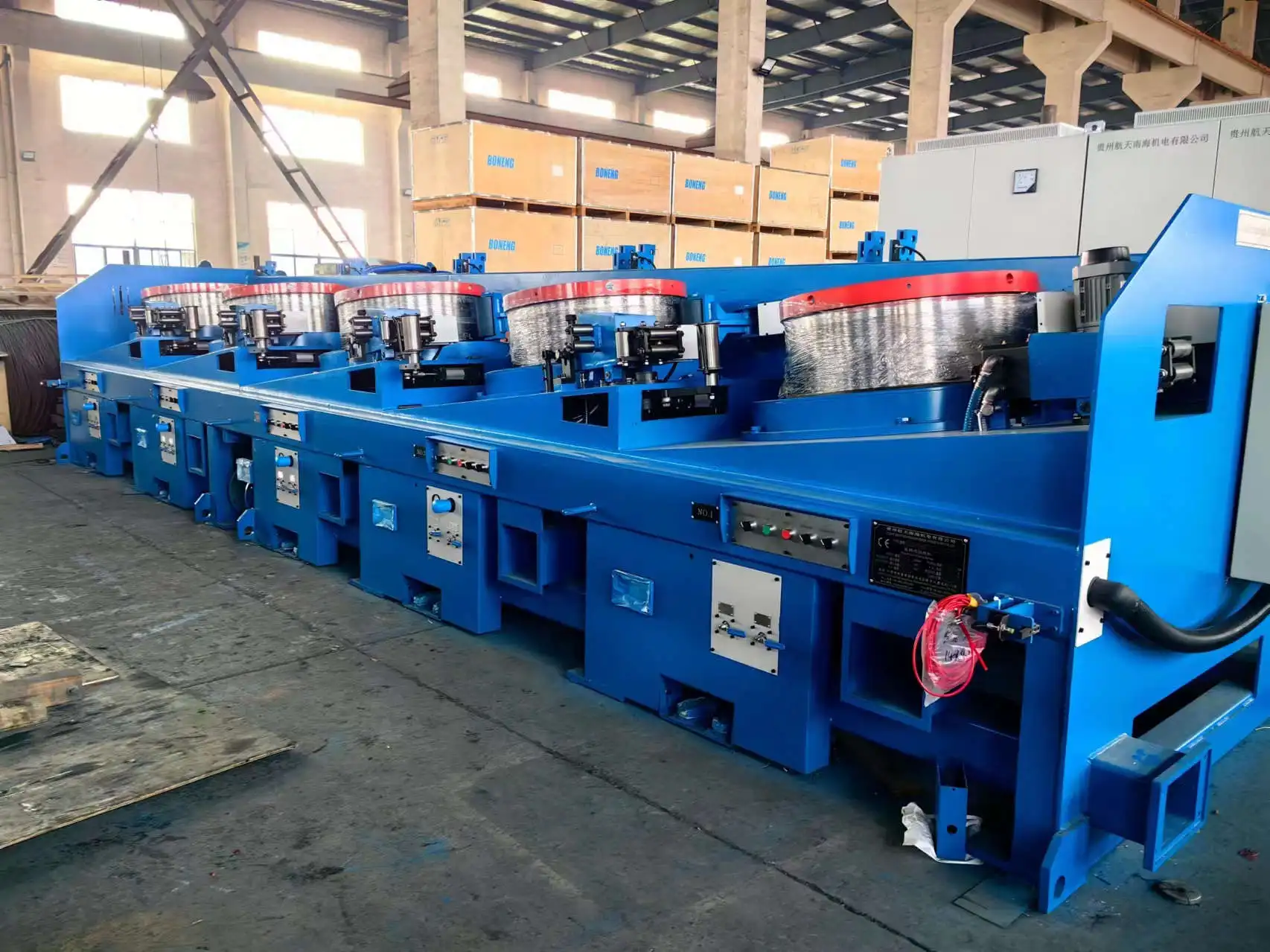 Pulley Straight Forming Steel Medium Drawing Straight Wire Drawing Machine