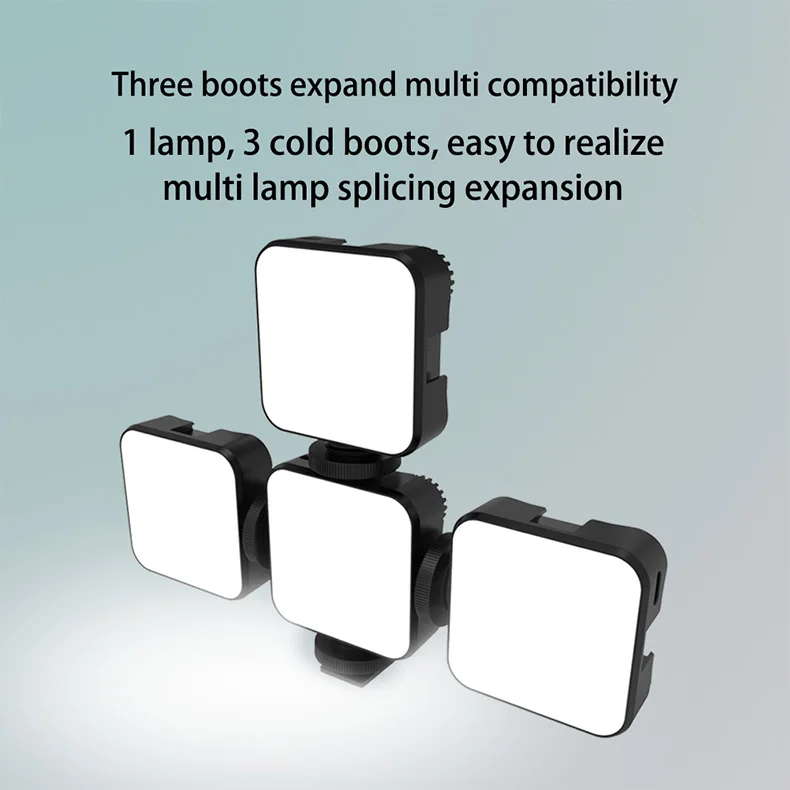 Wholesale Rechargeable LED Video Lights 5500K Mini Camera Light Studio Light For Photoshoot