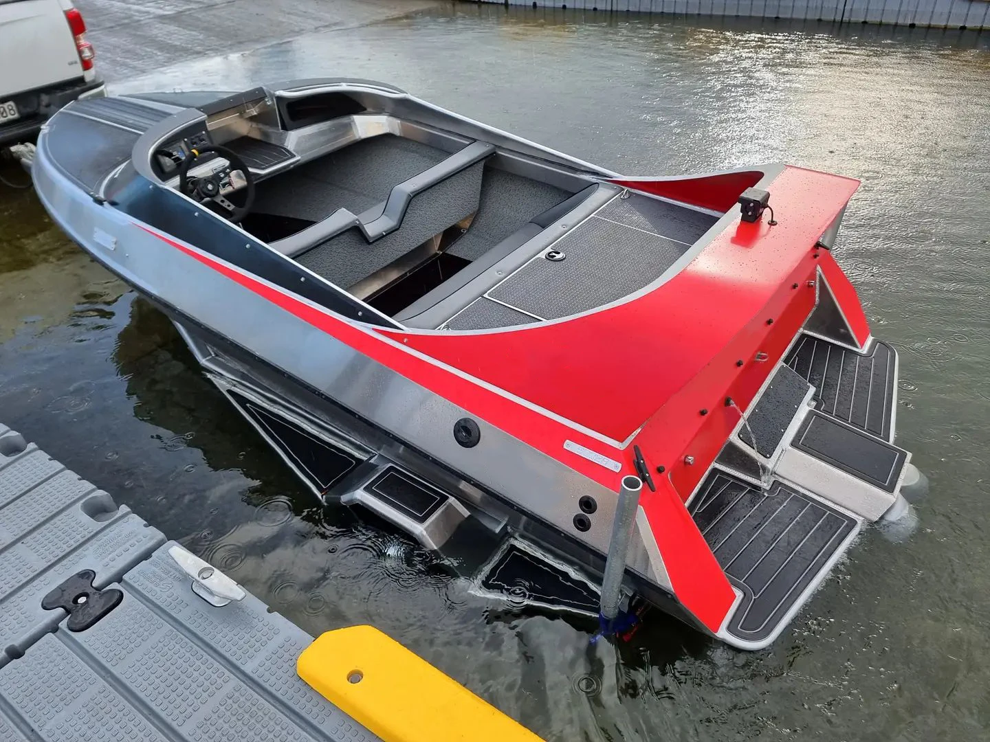 2021 Kinocean Best Supercharged Aluminum Jet Sprint Boat for Sale