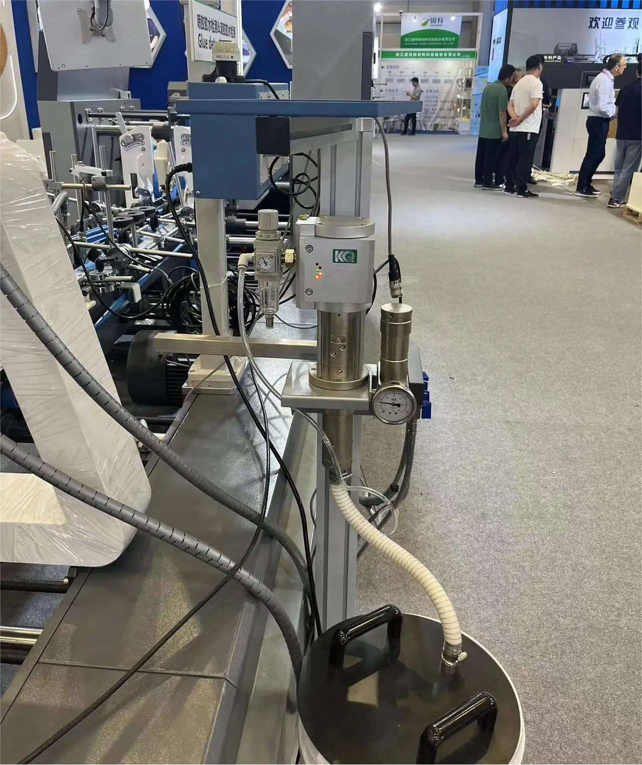 Carton Gluing Cardboard Stapler and Folder Gluer Machine for Making Corrugated Box Stitching and Gluing Cardboard Machine